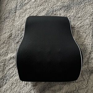 Black Lumbar Support Cushion